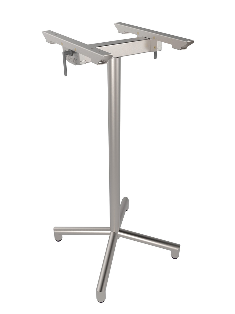 Outdoor-Stehtischgestell TREWA T1 Kreuzfuss 67 x 67 cm