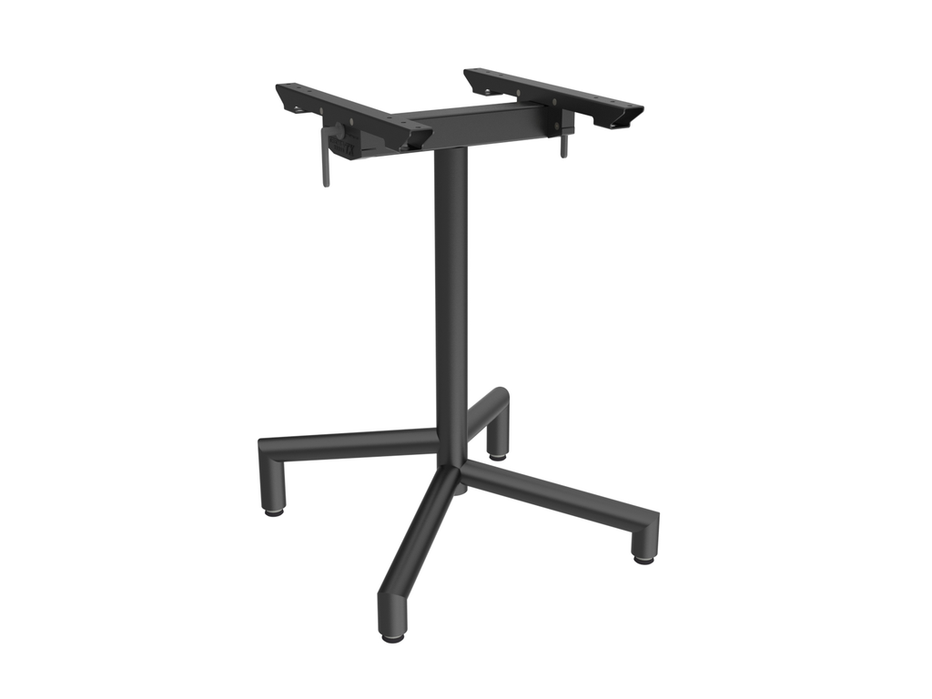 Piètement de table d’extérieur TREWA T1 Base Croisée 67 x 67 cm Empilable