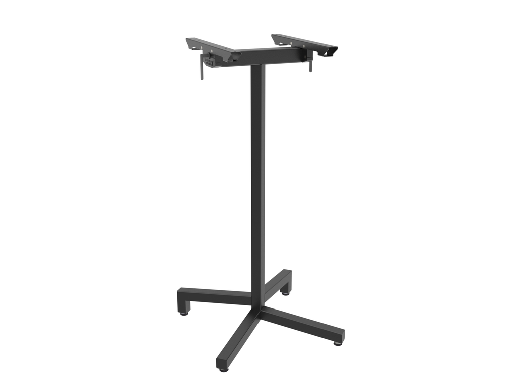 Outdoor-Stehtischgestell TREWA T2 Kreuzfuss 67 x 67 cm stapelbar
