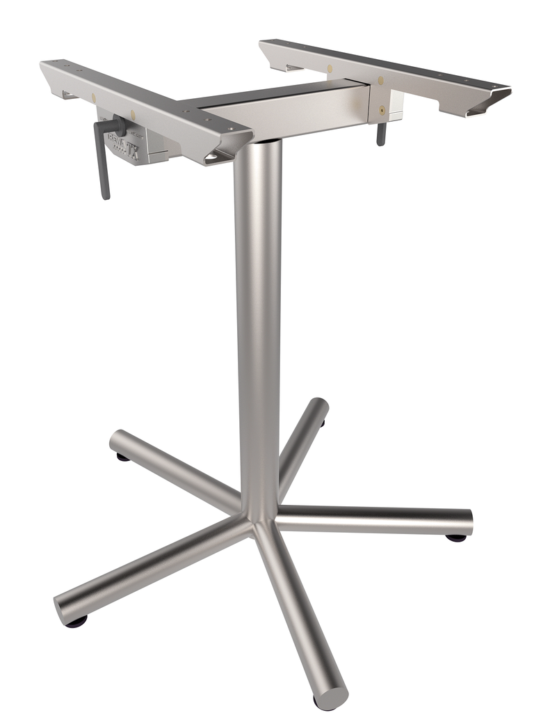 Piètement de table d’extérieur TREWA T3 5 pieds Ø 68 cm