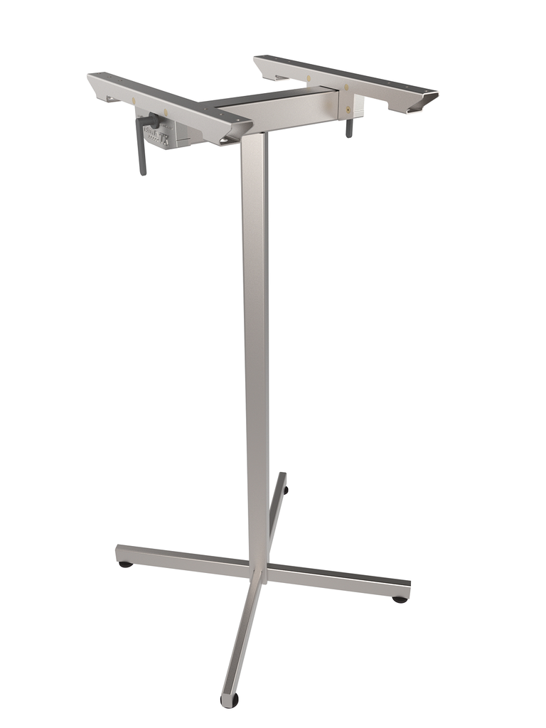 Piètement de table de bar d’extérieur TREWA T4 piètement croisé 67 x 67 cm