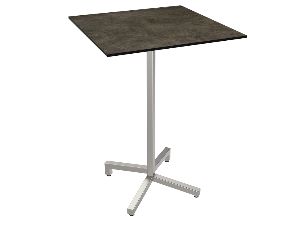 Tavolo da bar da esterno TREWA T2S 70x70 cm impilabile