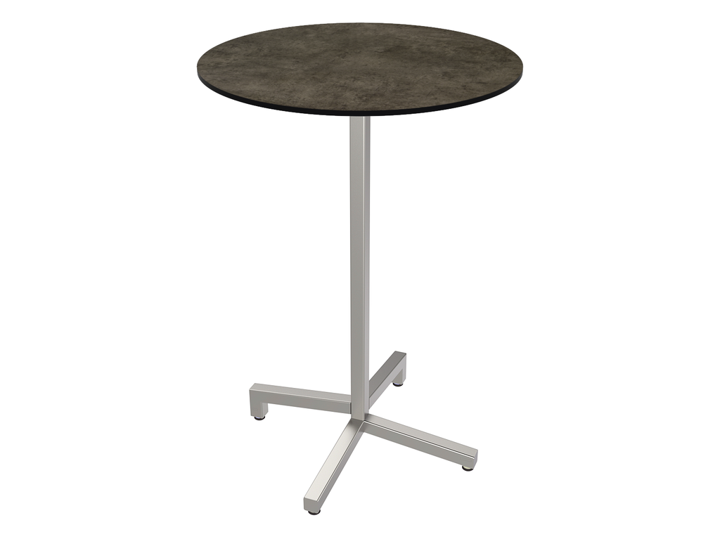 Outdoor bar table TREWA T2S Ø 70 cm stackable