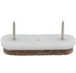 Patin pour meubles 10078 62x18 mm Nature feutre
