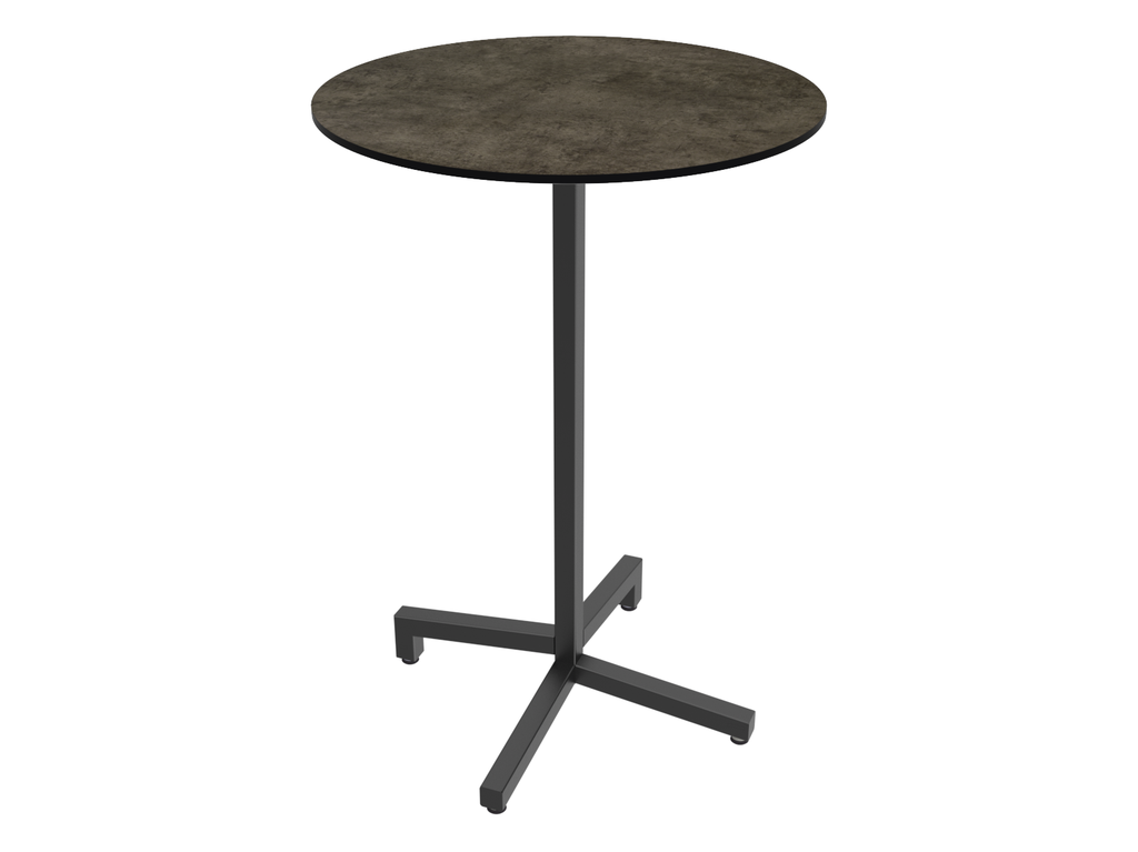Outdoor bar table TREWA T2S Ø 80 cm stackable
