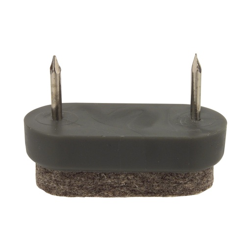 [DM10063] Patin pour meubles 10063 38x18 mm Gris feutre