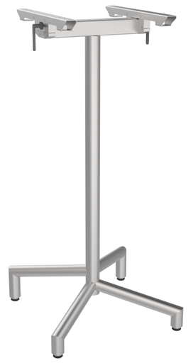 Telaio per tavolo da bar da esterno TREWA T1 base a croce 67 x 67 cm impilabile