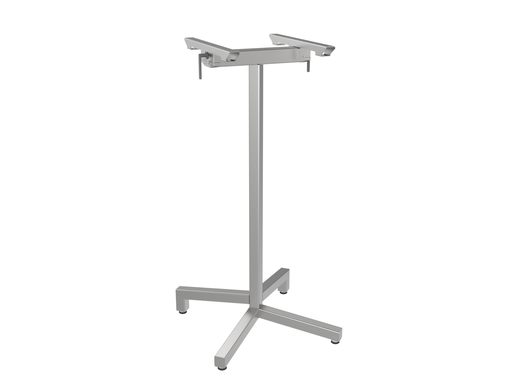 Outdoor Bar Table Frame TREWA T2 cross base 67 x 67 cm stackable